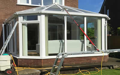 upvc cleaning conservatory cladding and roofline cleaning Lewes
